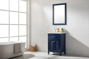 Cameron 24" Single Sink Vanity with Porcelain Top-Frovial