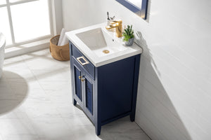 Cameron 24" Single Sink Vanity with Porcelain Top-Frovial