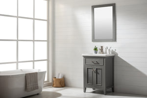 Cameron 24" Single Sink Vanity with Porcelain Top-Frovial