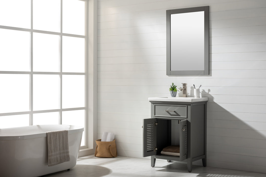 Cameron 24" Single Sink Vanity with Porcelain Top-Frovial