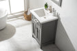 Cameron 24" Single Sink Vanity with Porcelain Top-Frovial