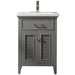 Cameron 24" Single Sink Vanity with Porcelain Top-Frovial