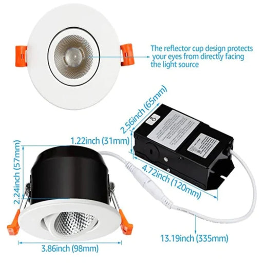 Scandia Sauna Light - Recessed-Frovial