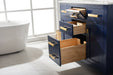 Valentino 42" Single Sink Vanity with White Quartz Top-Frovial