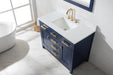 Valentino 42" Single Sink Vanity with White Quartz Top-Frovial