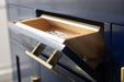 Valentino 42" Single Sink Vanity with White Quartz Top-Frovial