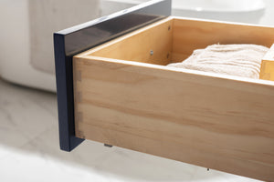 Valentino 42" Single Sink Vanity with White Quartz Top-Frovial