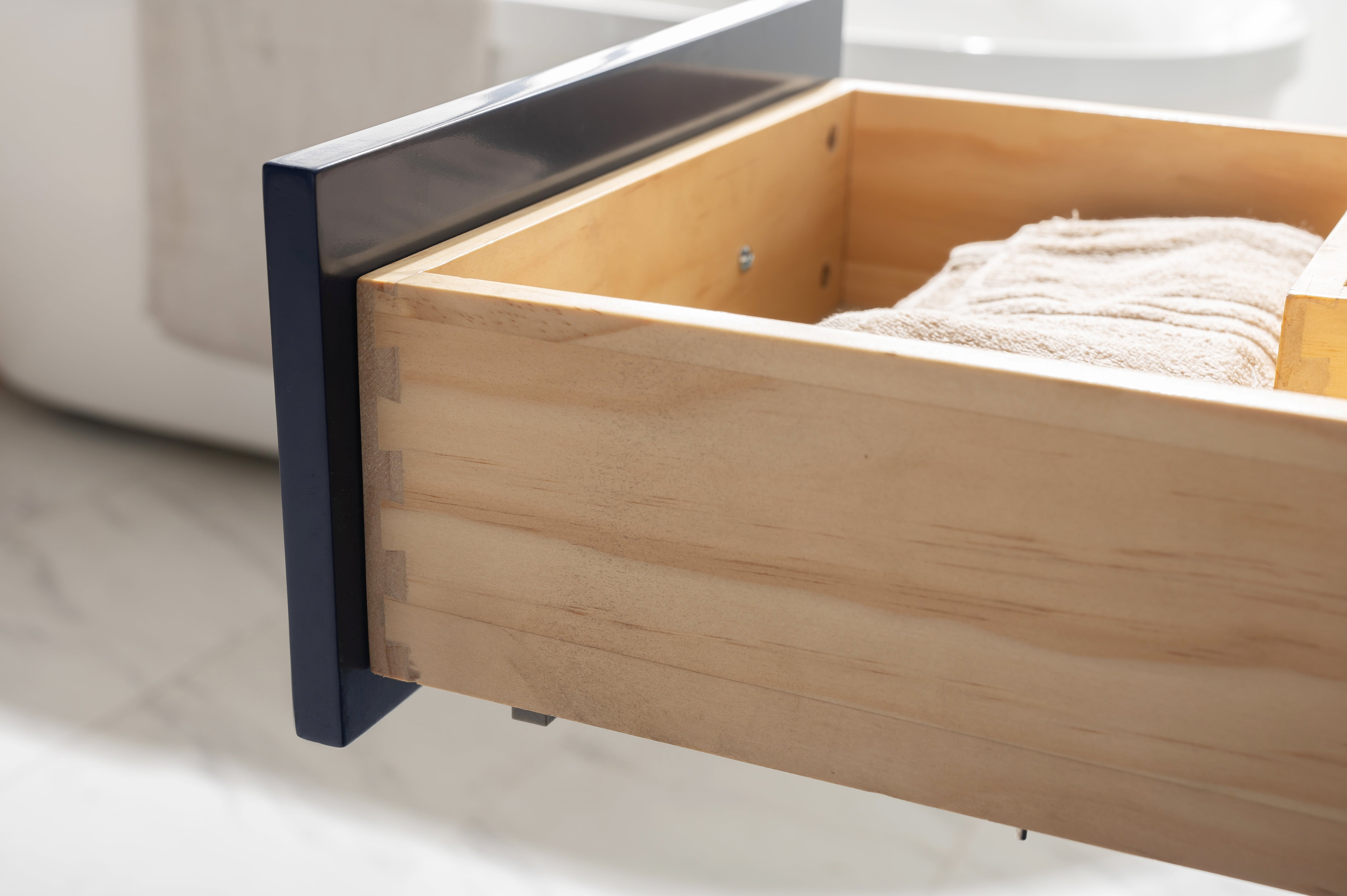 Valentino 42" Single Sink Vanity with White Quartz Top-Frovial