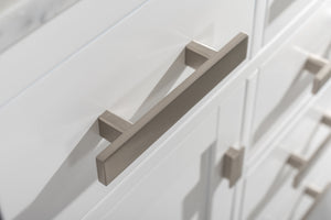 Valentino 42" Single Sink Vanity with White Quartz Top-Frovial