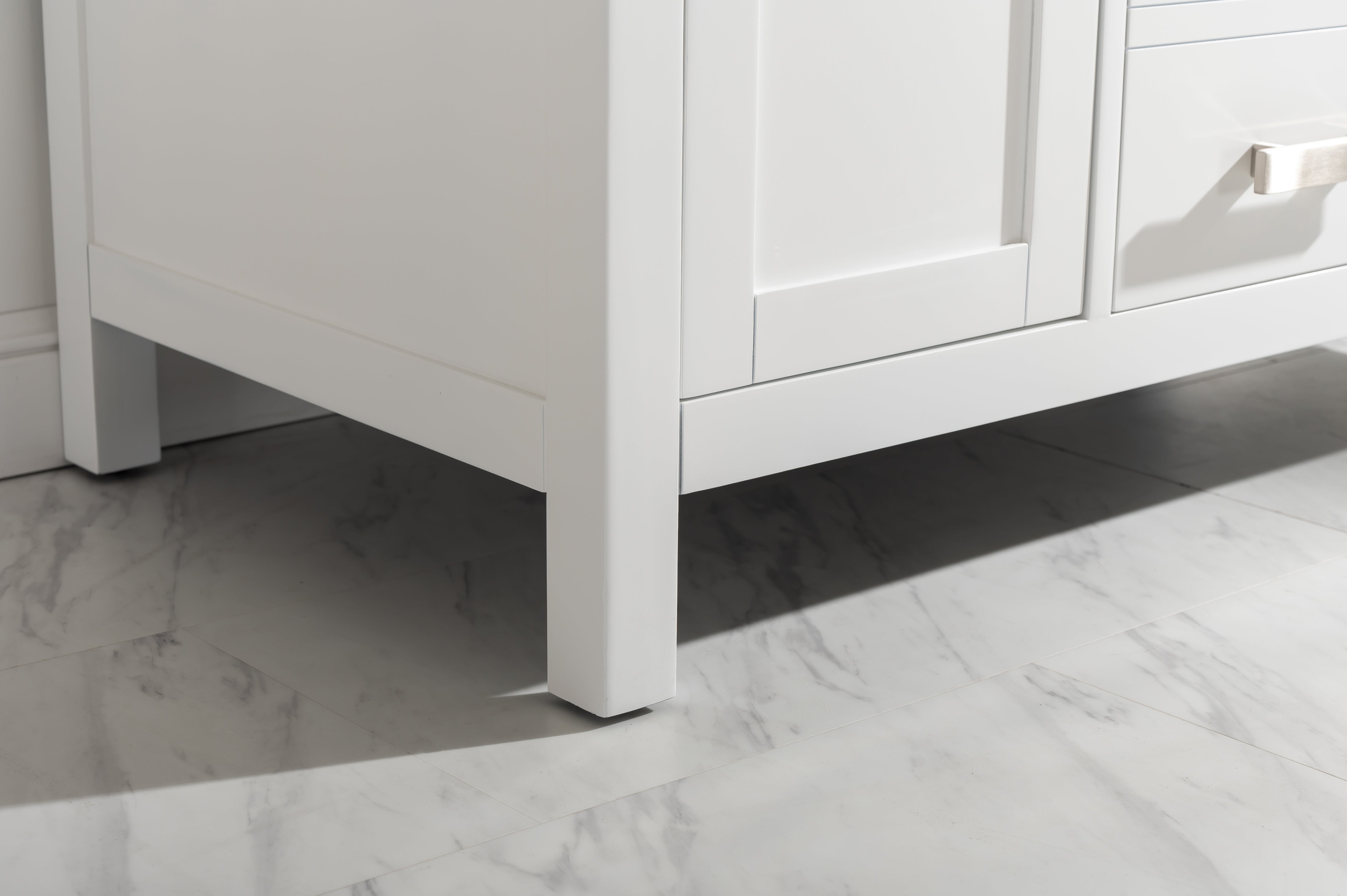 Valentino 42" Single Sink Vanity with White Quartz Top-Frovial