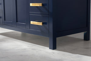 Valentino 48" Single Sink Vanity with White Quartz Top-Frovial