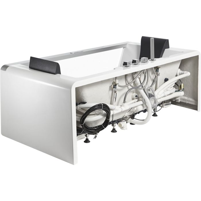EAGO Rectangular Acrylic Whirlpool Bathtub for Two-Frovial