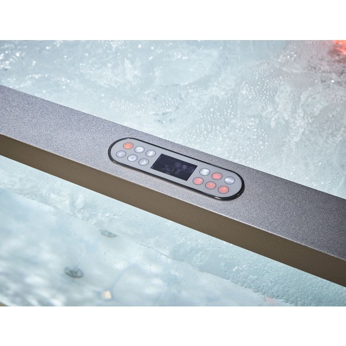 EAGO Rectangular Acrylic Whirlpool Bathtub for Two-Frovial