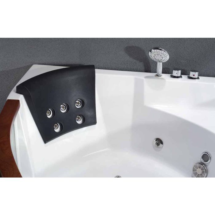 EAGO Rounded Acrylic Whirlpool Bathtub for Two-Frovial