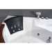 EAGO Rounded Acrylic Whirlpool Bathtub for Two-Frovial