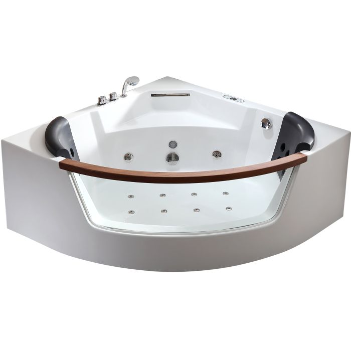 EAGO Rounded Acrylic Whirlpool Bathtub for Two-Frovial