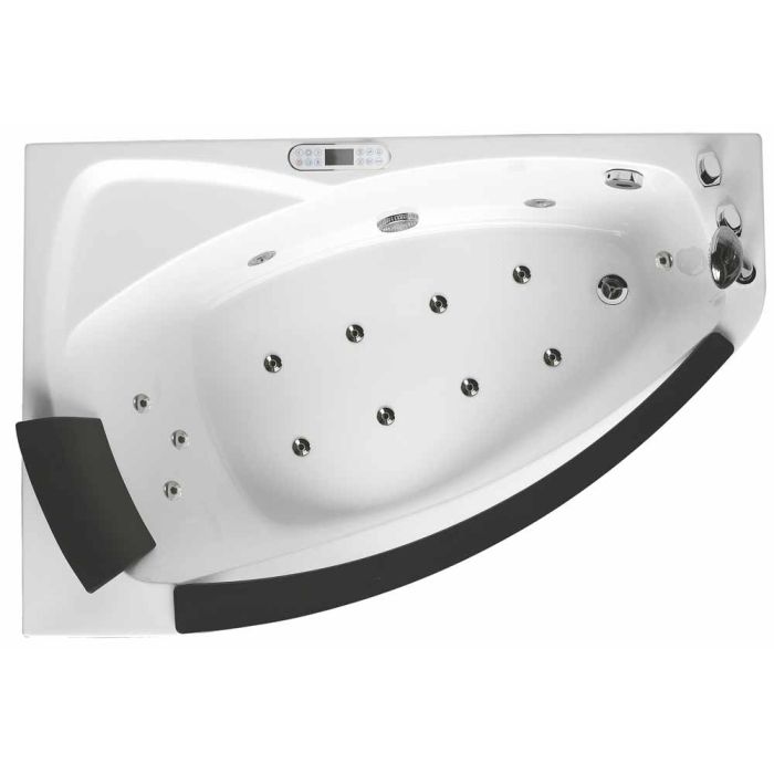 EAGO Rounded Acrylic Whirlpool Bathtub-Frovial