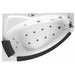 EAGO Rounded Acrylic Whirlpool Bathtub-Frovial