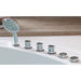 EAGO Modern Double Seat Corner Whirlpool Bathtub with Fixtures-Frovial