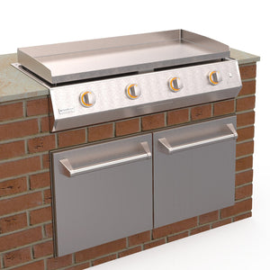 Brabura 40 Gas Griddle (Stainless Steel)-Frovial