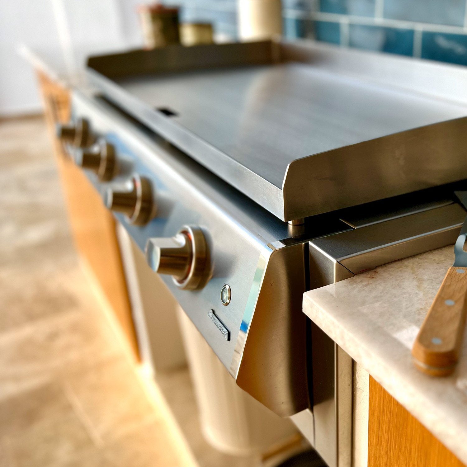 Brabura 40 Gas Griddle (Stainless Steel)-Frovial