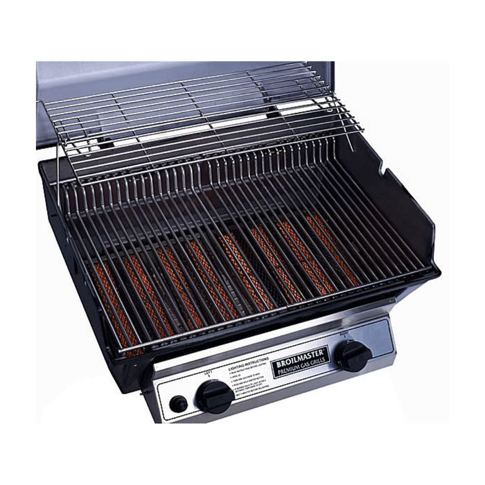 Broilmaster R3 V-Channel Grids Twin Infrared Burner Grill (Head Only)-Frovial
