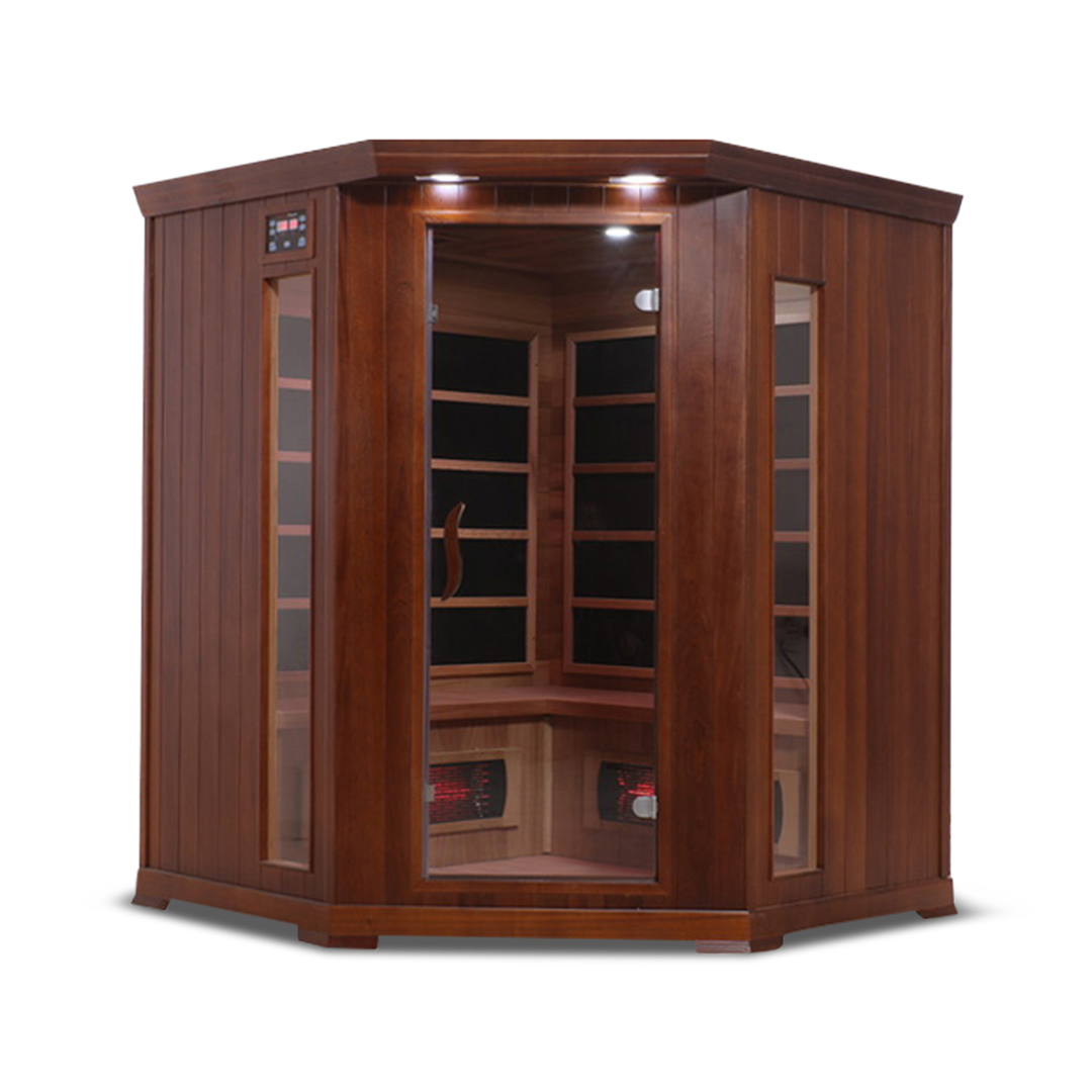 4 Person Full Spectrum Corner Infrared Sauna-Frovial