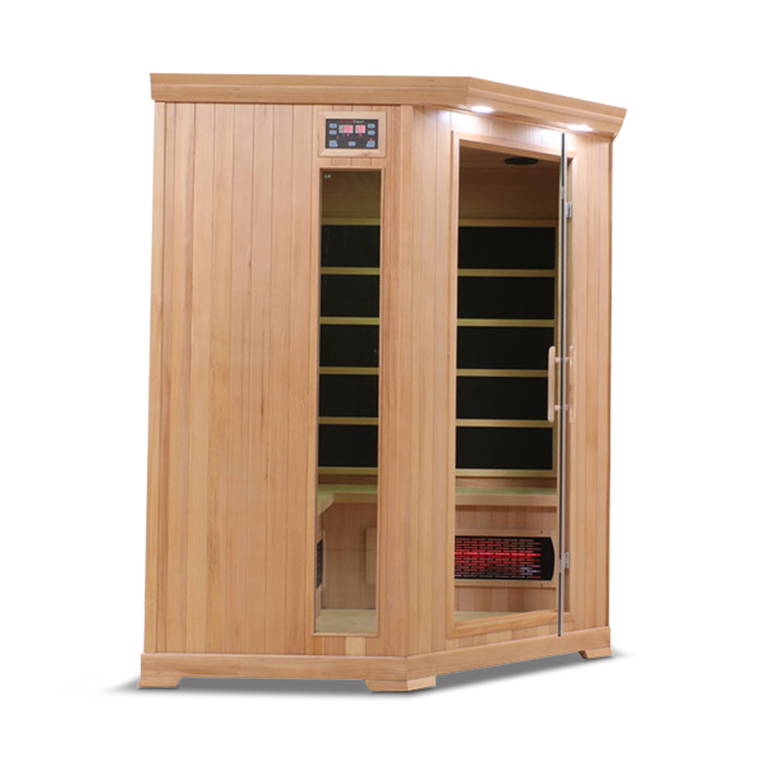 4 Person Full Spectrum Corner Infrared Sauna-Frovial