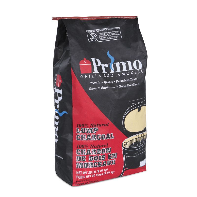 Primo Premium Natural Lump Charcoal - 20 Lb. Bag-Frovial