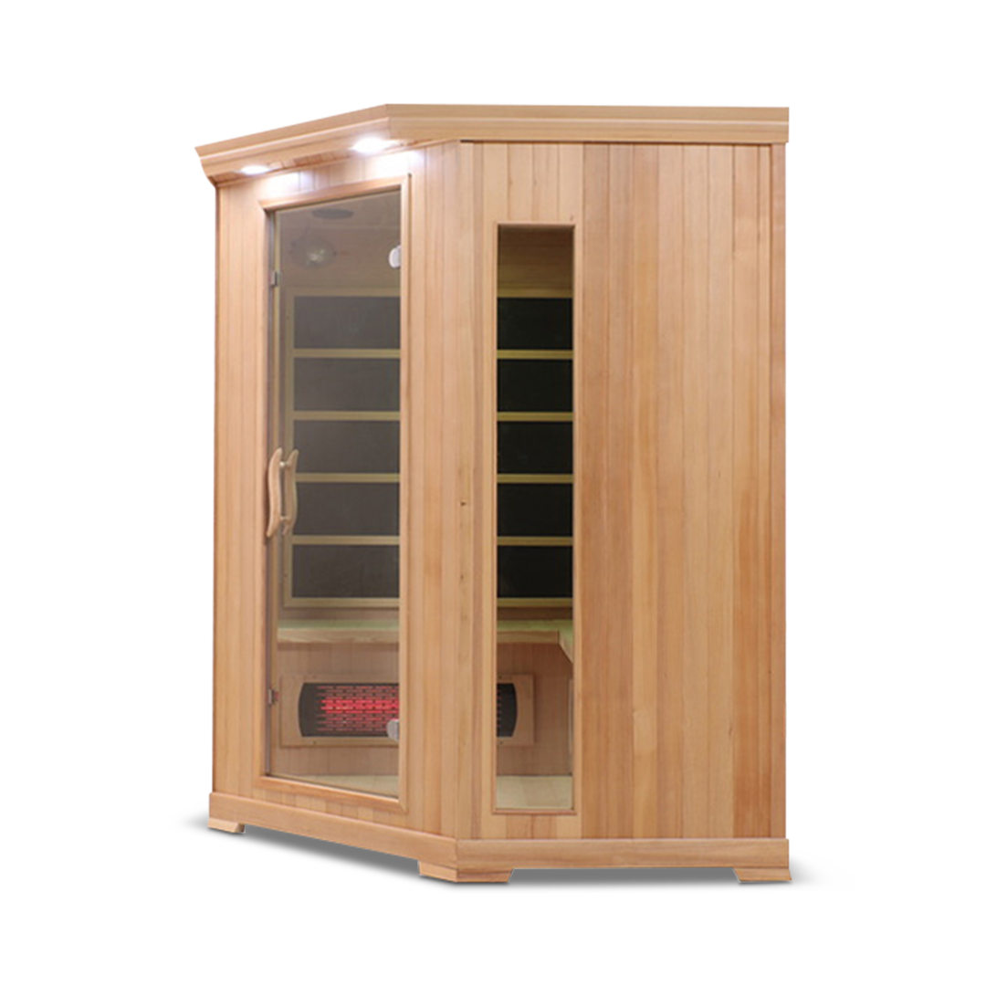 4 Person Full Spectrum Corner Infrared Sauna-Frovial