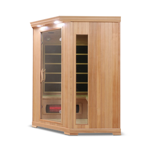 4 Person Full Spectrum Corner Infrared Sauna-Frovial