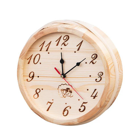 Scandia Wooden Sauna Clock-Frovial