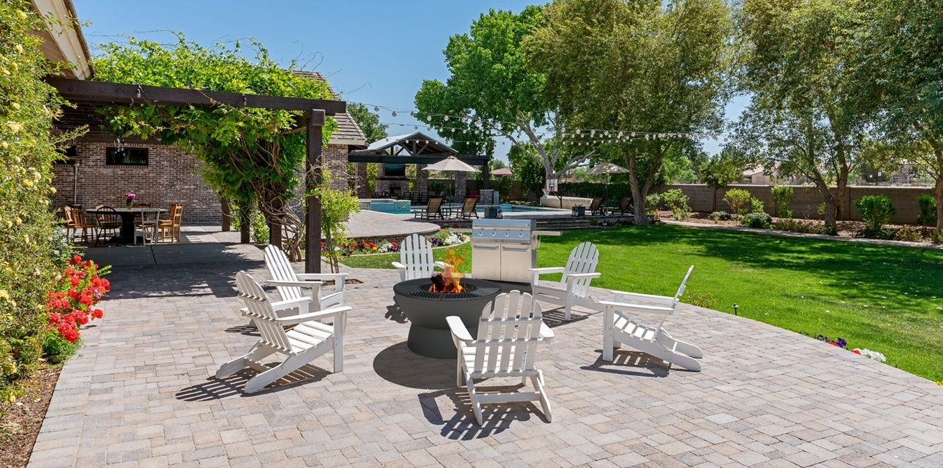 Hearthstone Outdoor 38" Meteor Fire Pit with Low Base and Stainless Steel Cover